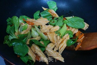 Yuba with Oyster Sauce recipe