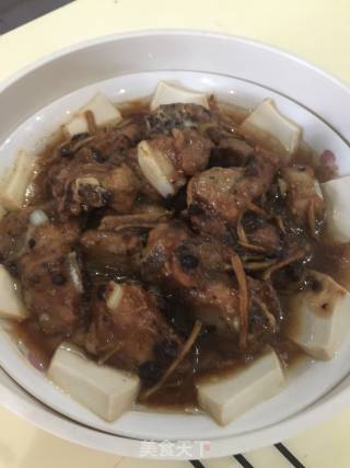 Steamed Tofu with Pork Ribs recipe