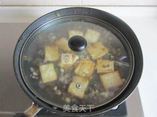 Braised Tofu with Pickled Vegetables and Minced Pork recipe