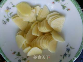Fried Gluten with Potato Chips recipe
