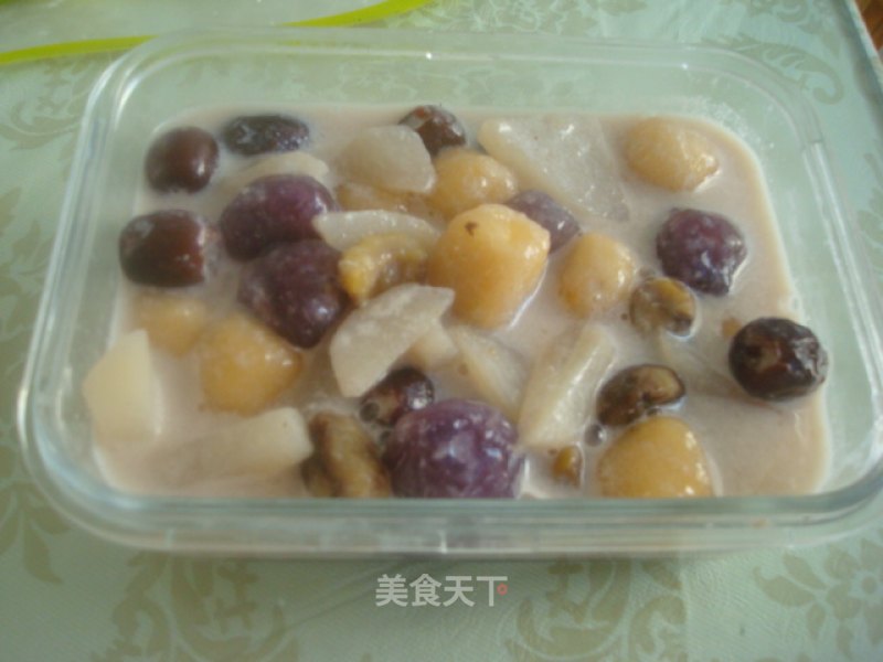 Two-color Potato Round Milk Yam recipe