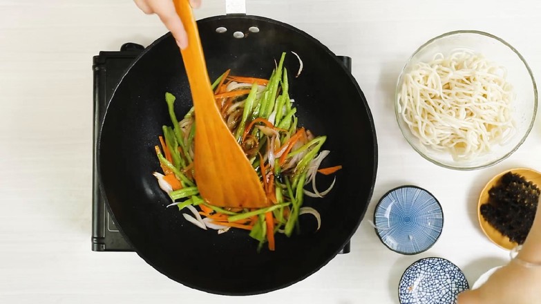 Fried Noodles with Sea Cucumber recipe