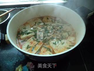 Tofu with Shrimp and Minced Meat recipe