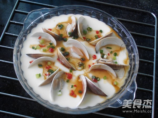 Steamed Egg with Clams recipe