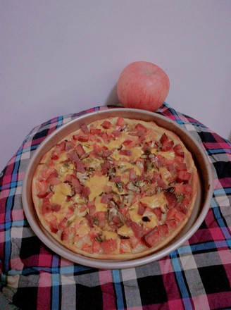 Ham and Shiitake Pizza