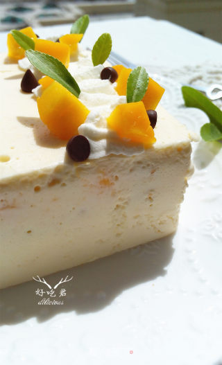 #the 4th Baking Contest and is Love to Eat Festival#mango Mousse Cake recipe