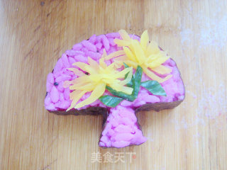 Plum, Orchid, Bamboo and Chrysanthemum [flower Sushi] recipe