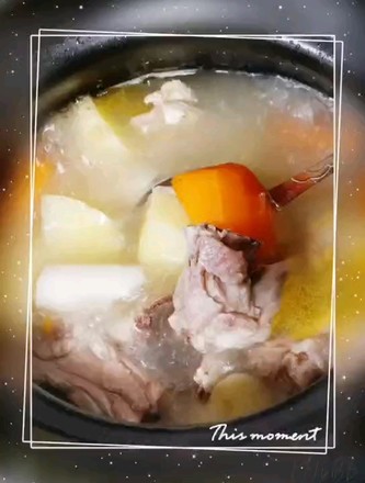 Potato and Yam Chicken Soup