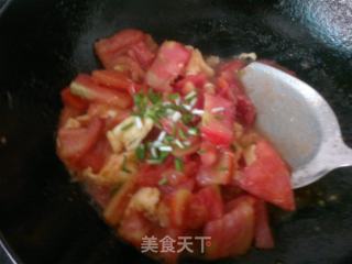 Scrambled Eggs with Tomatoes recipe