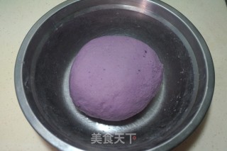 #trust之美#thousand-layer Purple Sweet Potato Hair Cake recipe