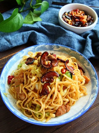 Fried Noodles with Cabbage recipe