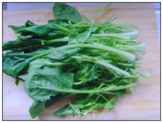 Spinach in Clear Soup. recipe