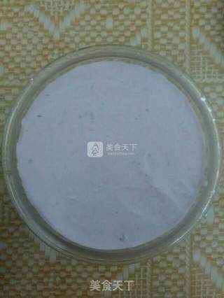3 Kinds of Ingredients to Make without Stirring-purple Sweet Potato Ice Cream recipe