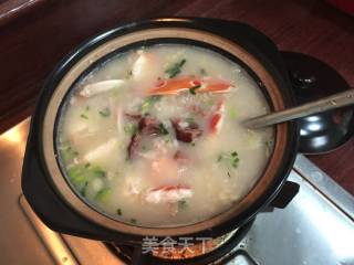 Crab and Duck Breast Casserole Congee recipe