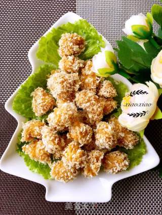 #aca烤明星大赛#roasted Chicken Rice Crackers recipe