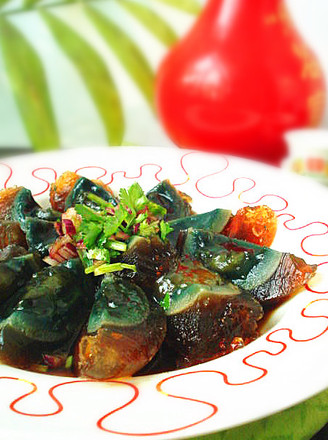 Preserved Egg with Cold Dressing recipe