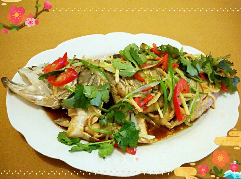 Steamed Mandarin Fish 🐠 recipe