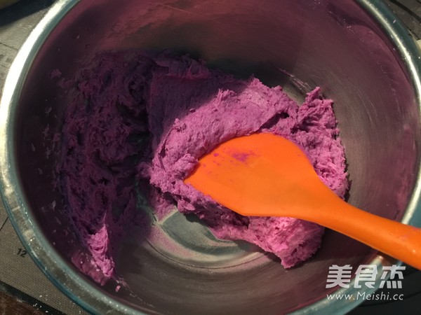 Osmanthus Purple Yam Tart recipe