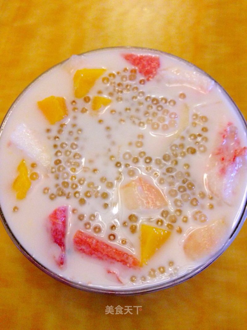 Coconut Milk Sago Fruit Fish recipe