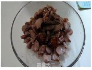 Delicious Fast Food-fried Chicken Gizzards with Cauliflower recipe