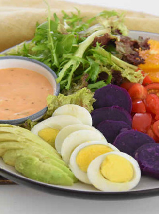 Colorful Fruit and Vegetable Salad
