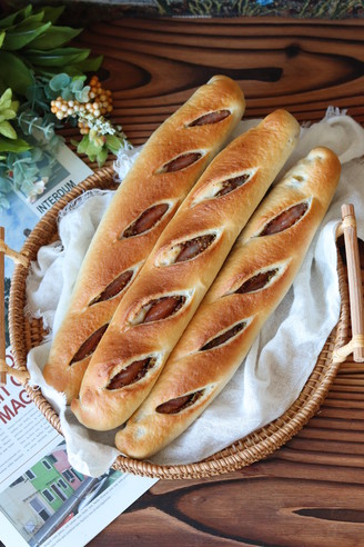 French Mustard Seed Sausage Bread recipe