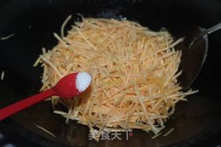 Sweet and Sour Sweet Potato Shreds recipe