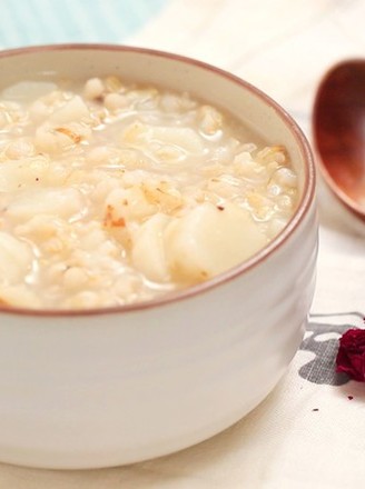 Brown Rice and Coix Seed Yam Porridge recipe