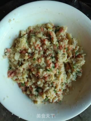 Breakfast Series One by One Fried Lotus Root Cake recipe