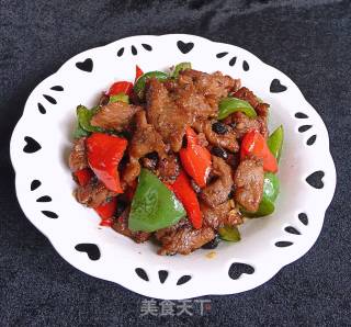 Stir-fried Beef with Seasoned Pepper recipe