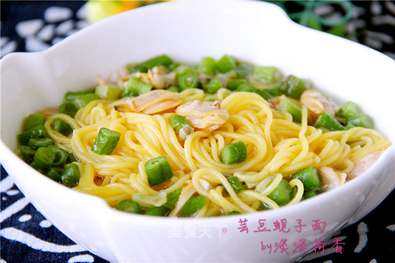 Kidney Bean Clam Noodle recipe