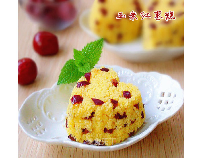 Corn and Red Date Cake recipe