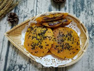 Pumpkin Purple Sweet Potato Glutinous Rice Cake recipe