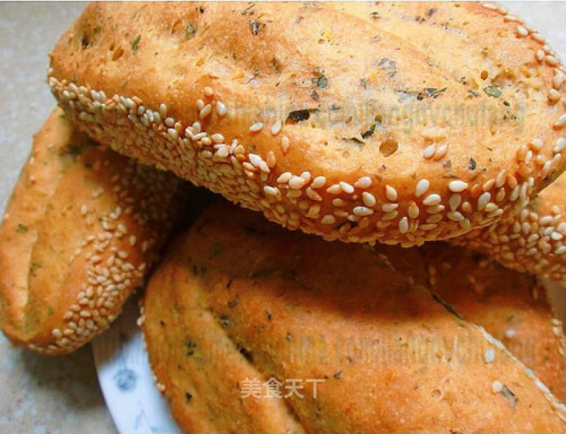 Vegan Soy Milk Tomato Sesame Bread recipe