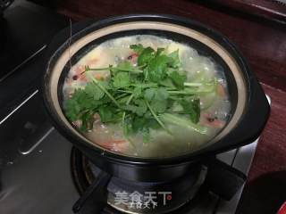 Creamy Crab, Prawns and Fish Head Congee recipe