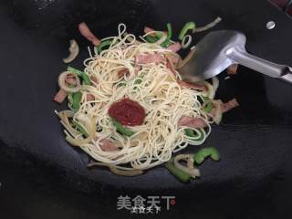 Bacon Barley Noodles recipe