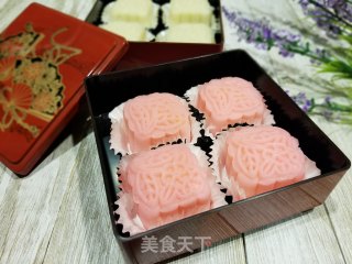 Mung Bean Paste Snowy Mooncake recipe