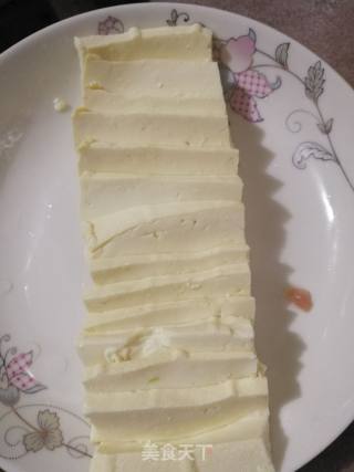 Steamed Tofu with Minced Meat and Egg recipe