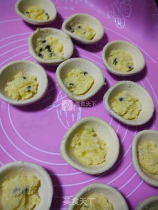 #aca兔子明星大赛#chocolate Bean Coconut Crisp (egg Tart Crust Version) recipe