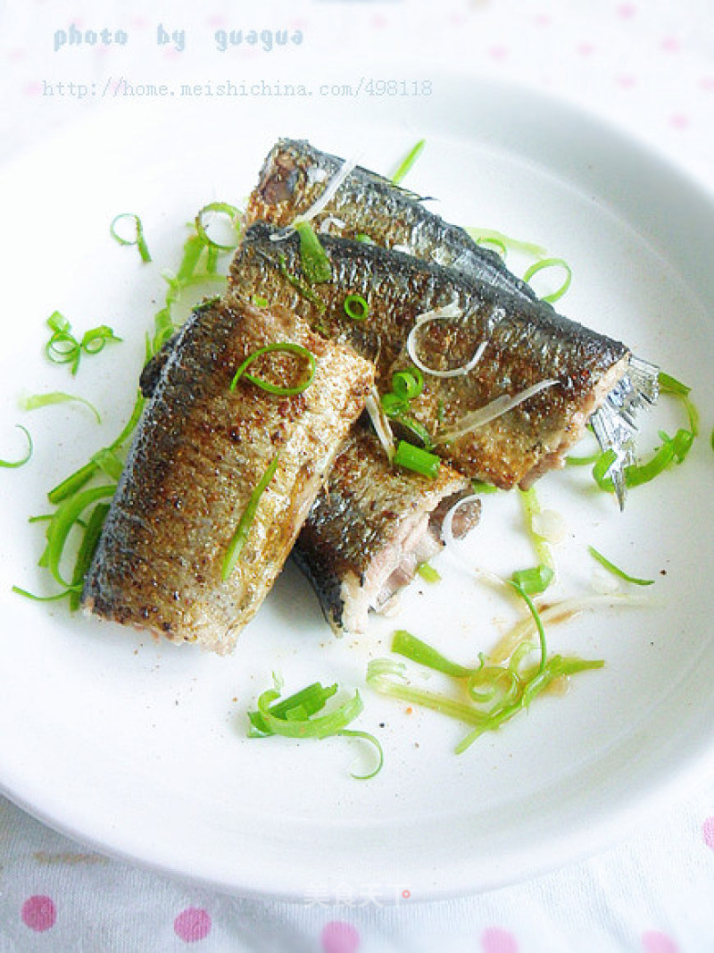 Pan-fried Saury recipe