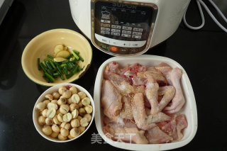 Braised Chicken with Lotus Seeds recipe