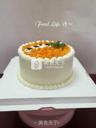 【mango Butter Cake】--- I Like The Cake without Any Additives and No Coloring. recipe