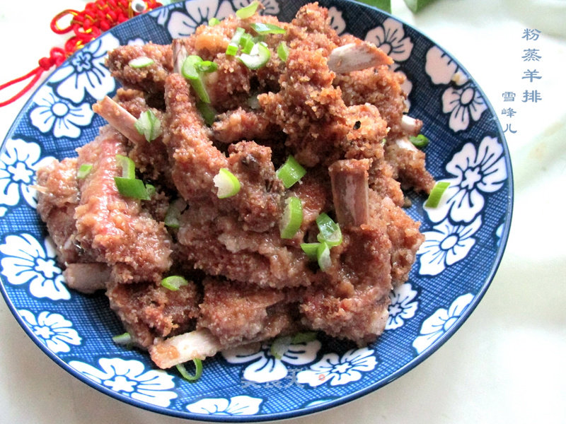 New Year's Eve Dinner-steamed Lamb Chops with Xiyangyang Powder recipe