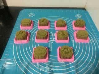 Matcha Red Bean Mooncake recipe