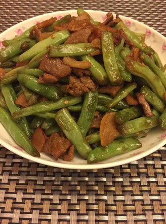 Stir-fried String Beans with Pork recipe