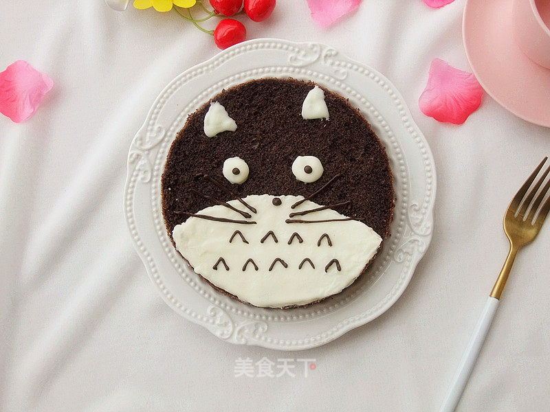 # Fourth Baking Contest and is Love to Eat Festival# My Neighbor Totoro Black Rice Chiffon recipe