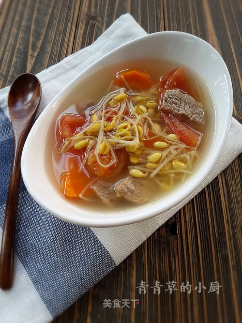 Bean Sprout Beef Soup recipe