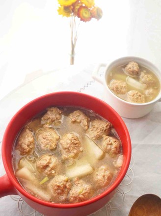 Casserole Winter Melon Meatball Soup recipe