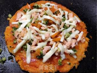 Salmon Sweet Potato Pizza (baby Meal) recipe