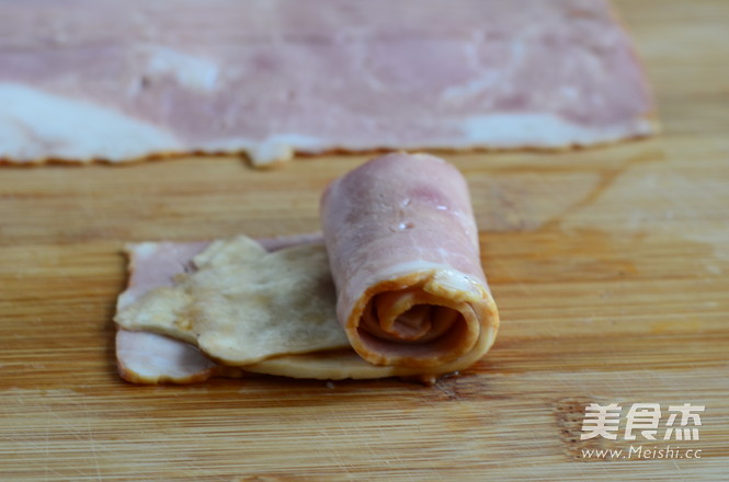 Pleurotus Eryngii Bacon Wrap recipe